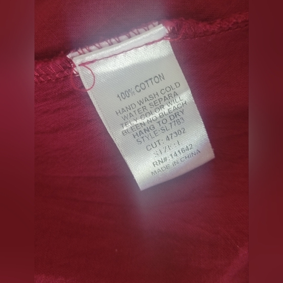 She+Sky Flutter Sleeve Embroidered Wrap Dress Size Large 100% Cotton - Picture 11 of 11